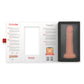 ONINDER - GODE VIBRATEUR BOGOTÁ MOYEN 9 VITESSES NATUREL 20 CM -O- 4.2 CM - APPLICATION GRATUITE