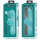 PRETTY LOVE - VIBRATEUR MULTIFONCTION LAPIN 4 EN 1 PAPILLON AQUA VERT