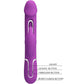 PRETTY LOVE - KAMPAS VIBRATEUR LAPIN MULTIFONCTION 3 EN 1 VIOLET