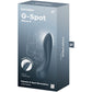 SATISFYER - VIBRATEUR PROGRAMME 12 VIBRATIONS G-SPOT WAVE 4 GRIS FONCÉ