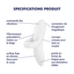 SATISFYER - BOLD LOVER DEDAL VIBRADOR BLANCO
