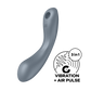 SATISFYER - CURVE TRINITY 1 AIR PULSE VIBRATION GRIS