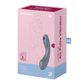 SATISFYER - CURVE TRINITY 1 AIR PULSE VIBRATION GRIS