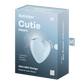 SATISFYER - CUTIE HEART ESTIMULADOR Y VIBRADOR AZUL