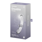 SATISFYER - GODE DOUBLE CRISTAL TRANSPARENT
