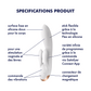SATISFYER DOUBLE FLEX VIBRADOR APP - BLANCO