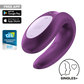 SATISFYER - DOUBLE JOY CON APP MORADO