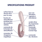 SATISFYER - HEAT WAVE VIBRADOR APP BLANCO