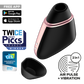 SATISFYER LOVE TRIANGLE ESTIMULADOR Y VIBRADOR - BLANCO