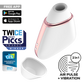 SATISFYER LOVE TRIANGLE ESTIMULADOR Y VIBRADOR - BLANCO