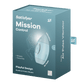 SATISFYER - MISSION CONTROL PETIT VIBRATEUR  DOUBLE IMPULSION LILAS
