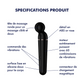 SATISFYER - PLANET WAND-ER VIBRATEUR MASSAGER BERRY