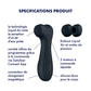 SATISFYER PRO 2 GENERATION 3 - NOIR BLUETOOTH & APP