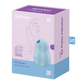 SATISFYER - STIMULATEUR ET VIBRATEUR DOUBLE AIR PULSE PRO TO GO 1 ROUGE