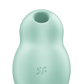SATISFYER - STIMULATEUR ET VIBRATEUR DOUBLE AIR PULSE PRO TO GO 1 ROUGE