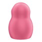 SATISFYER - STIMULATEUR ET VIBRATEUR DOUBLE AIR PULSE PRO TO GO 1 ROUGE