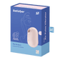 SATISFYER - STIMULATEUR ET VIBRATEUR DOUBLE AIR PULSE PRO TO GO 2 VIOLET