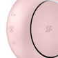 SATISFYER - STIMULATEUR ET VIBRATEUR DOUBLE AIR PULSE PRO TO GO 3 NOIR
