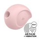 SATISFYER - SUGAR RUSH ESTIMULADOR Y VIBRADOR ROSA