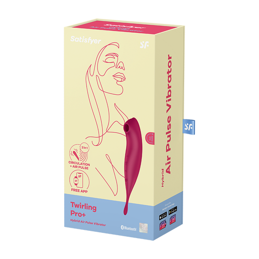 SATISFYER - TWIRLING PRO+ ESTIMULADOR Y VIBRADOR APP VERDE