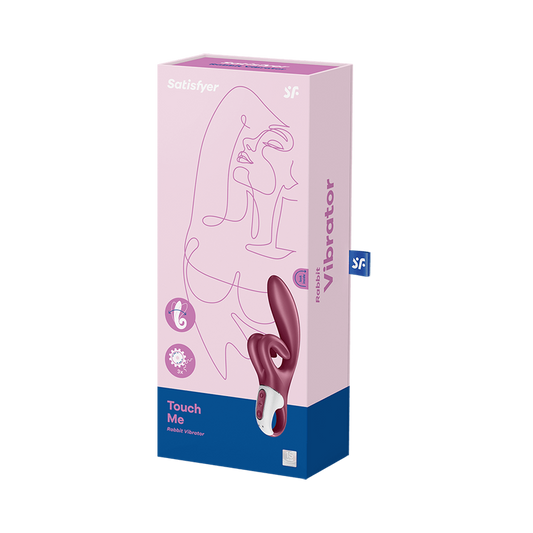 SATISFYER - TOUCH ME VIBRADOR RABBIT ROJO