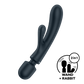 SATISFYER - TRIPLE LOVER MASAJEADOR VIBRADOR RABBIT ROSA