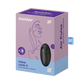 SATISFYER - VULVA LOVER 3 ESTIMULADOR Y VIBRADOR NEGRO