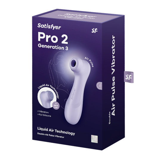 SATISFYER - PRO 2 GENERACIÓN 3 LIQUID AIR TECHNOLOGY GRANATE